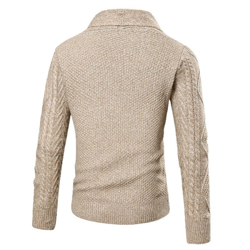Cevori Modern Style Cable Knit Cardigan