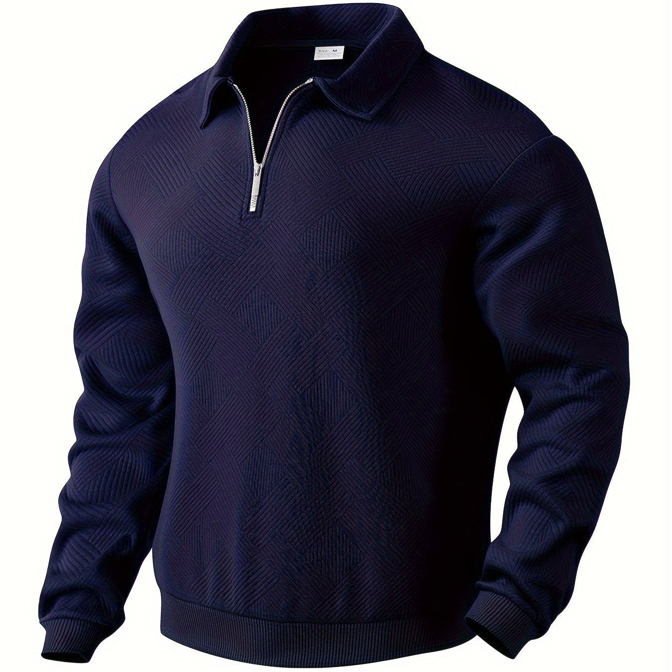 Cevori Collared Quarter Zip Sweatshirt