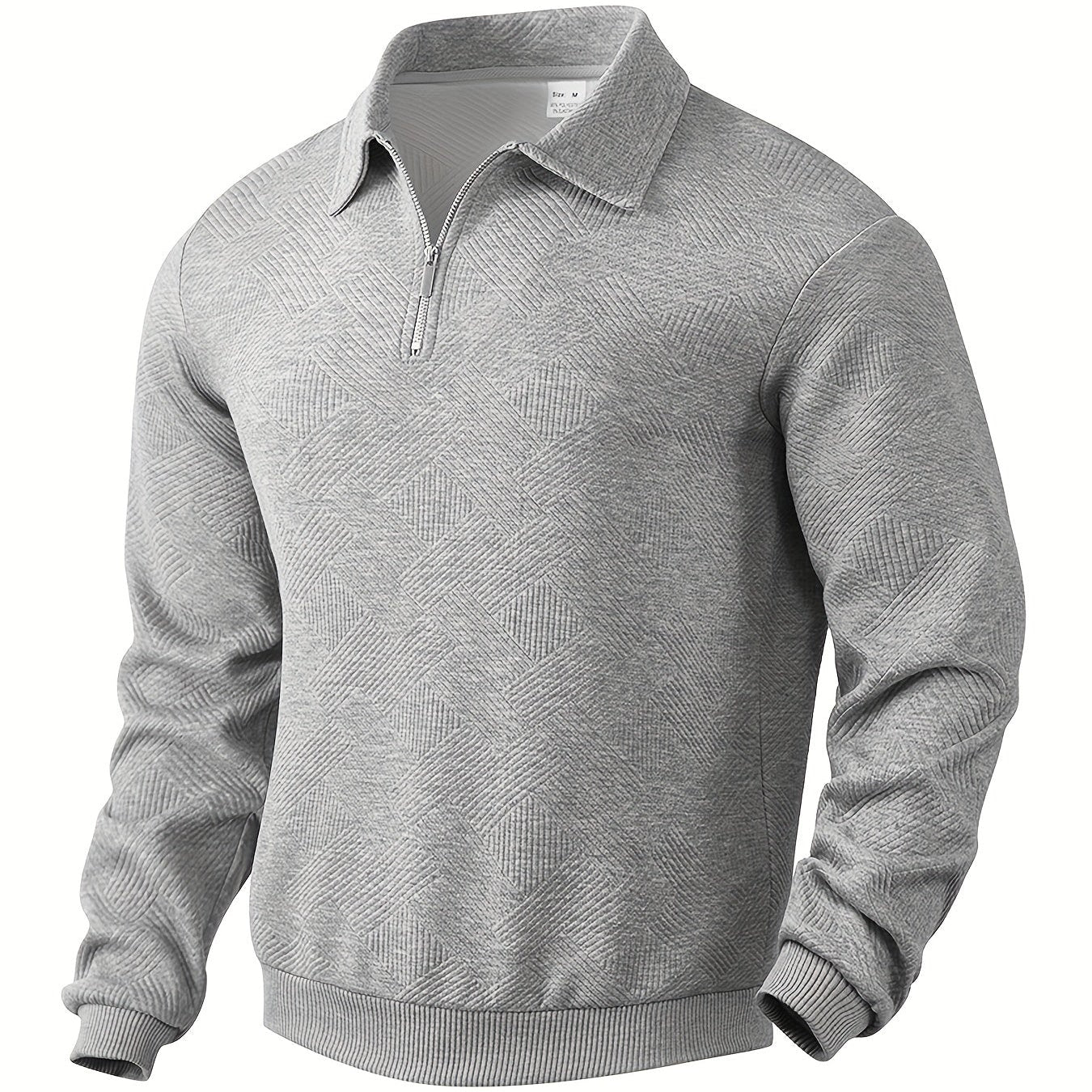 Cevori Collared Quarter Zip Sweatshirt