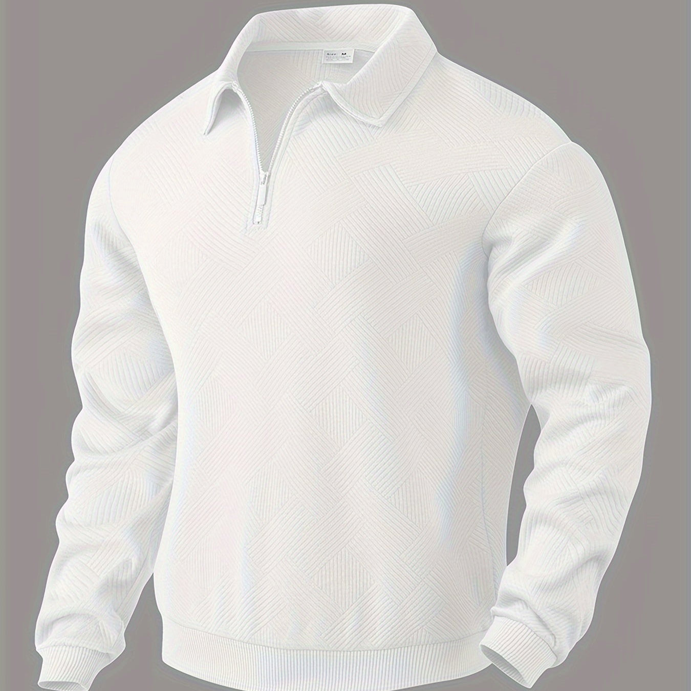 Cevori Collared Quarter Zip Sweatshirt