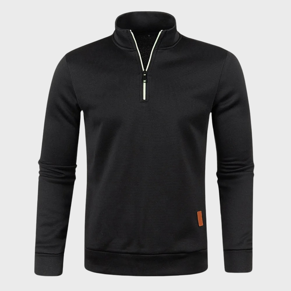 Cevori Quarter Zip Sweatshirt Casual Pullover