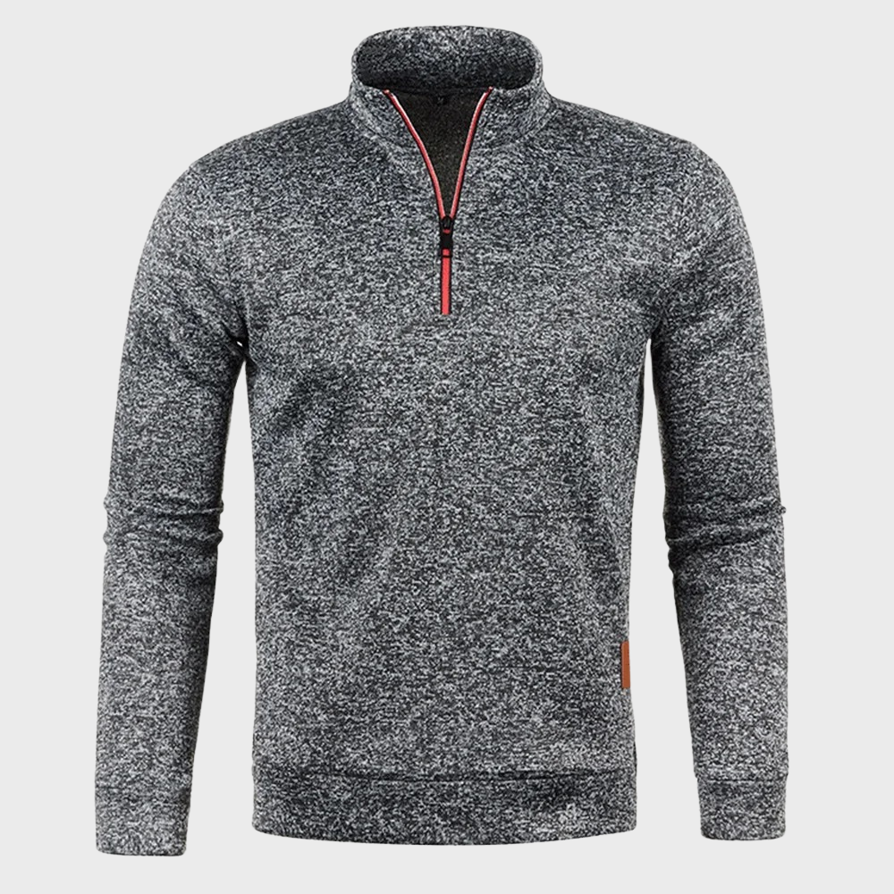 Cevori Quarter Zip Sweatshirt Casual Pullover