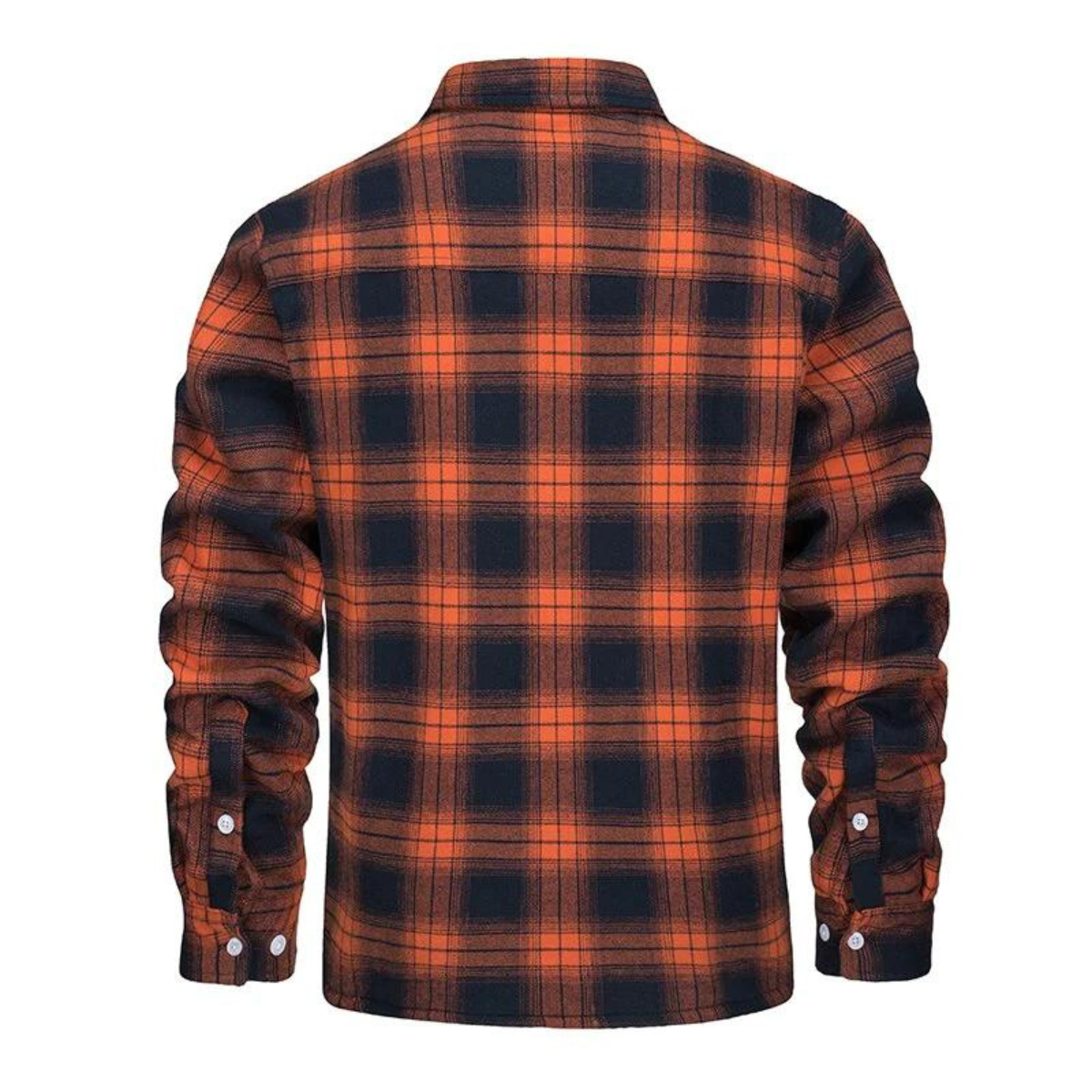 Cevori Sherpa-Lined Flannel Shirt Jacket - Durable Fabric