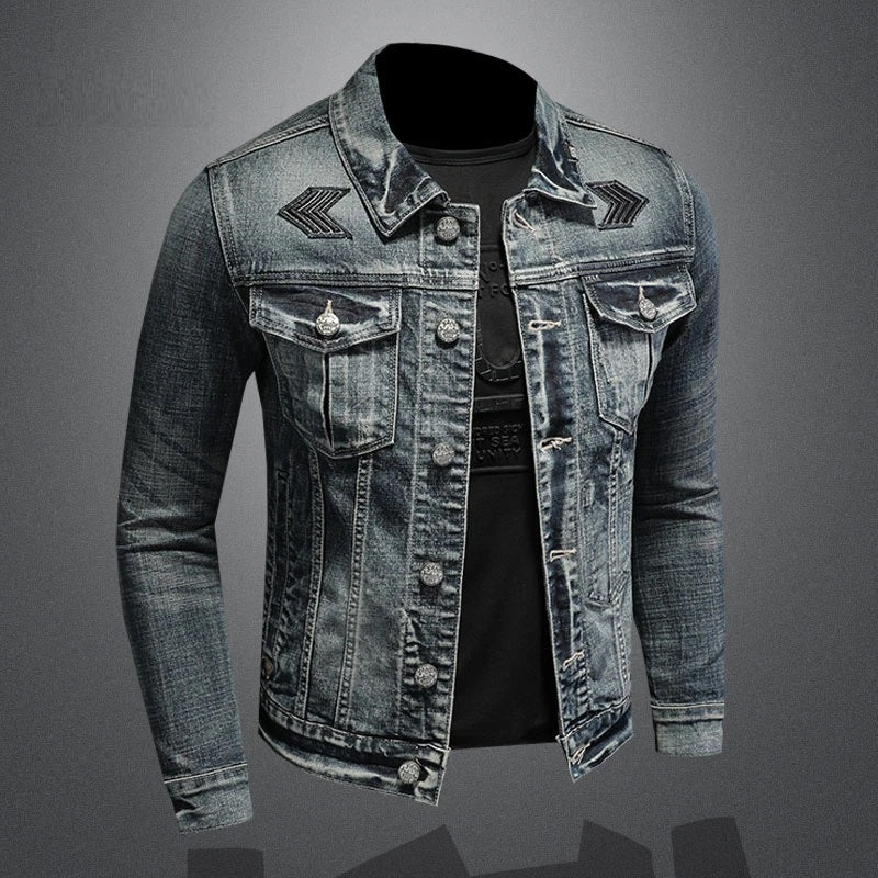 Cevori Black Stonewashed Denim Jacket
