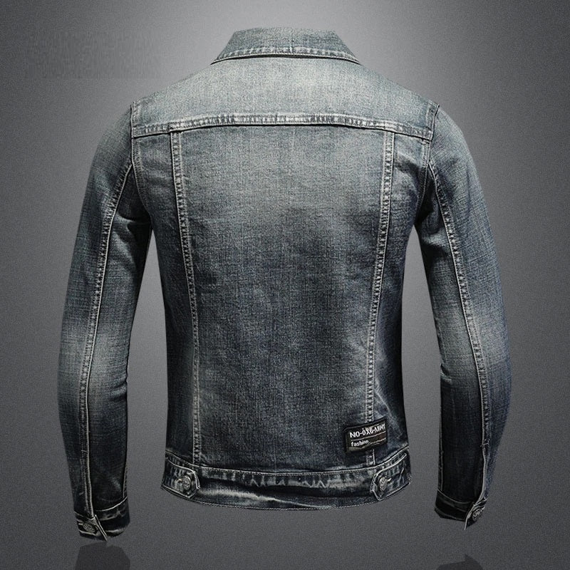 Cevori Black Stonewashed Denim Jacket