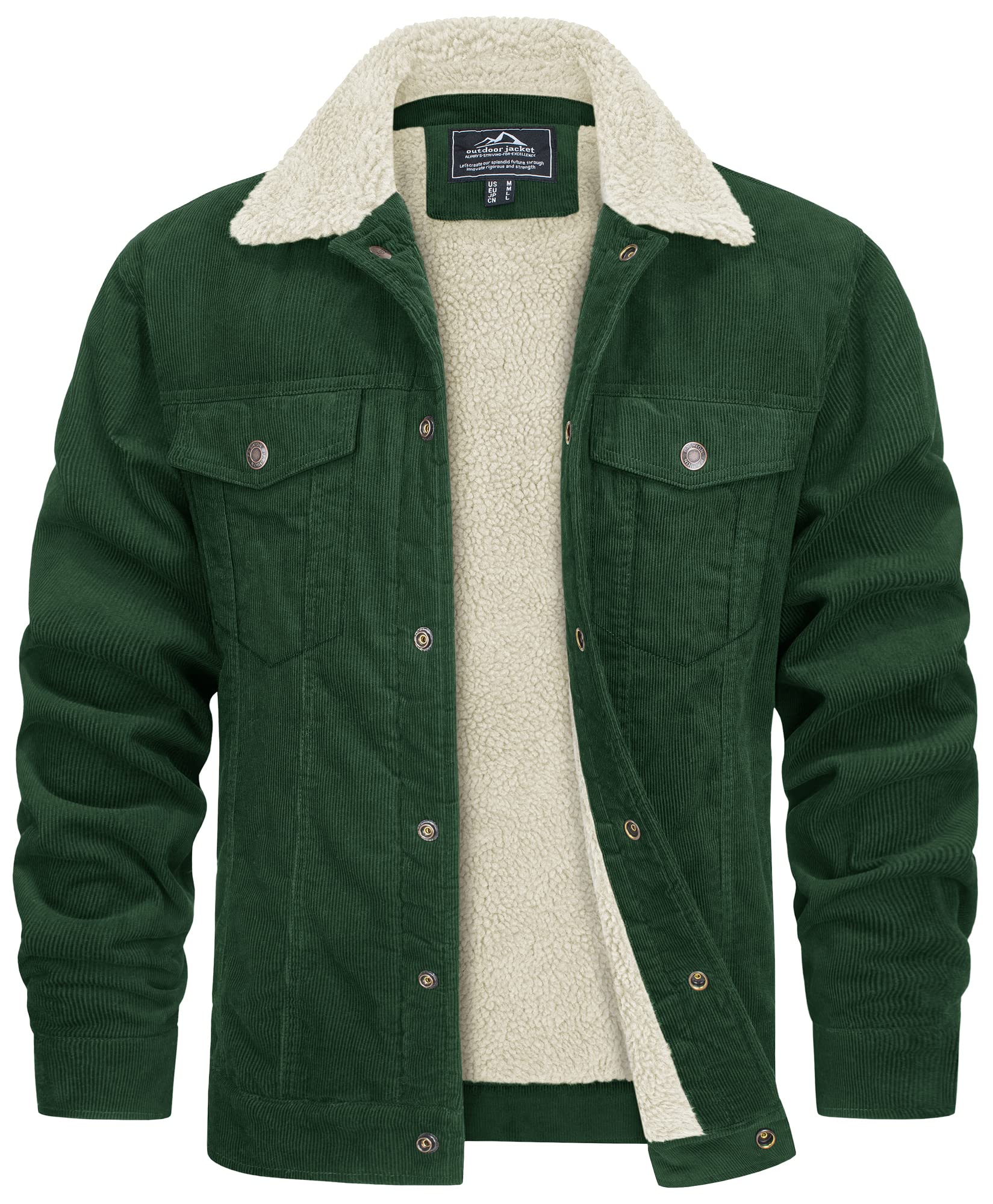 Cevori Weatherproof Teddy Lining Corduroy Jacket
