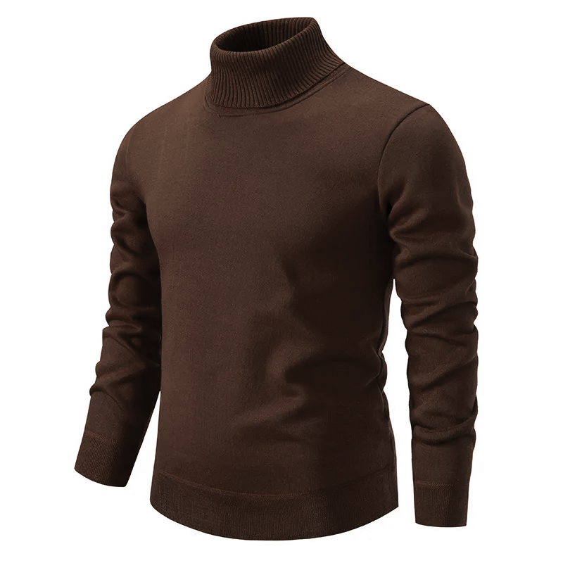 Cevori Turtleneck Soft Cotton Blend Jumper