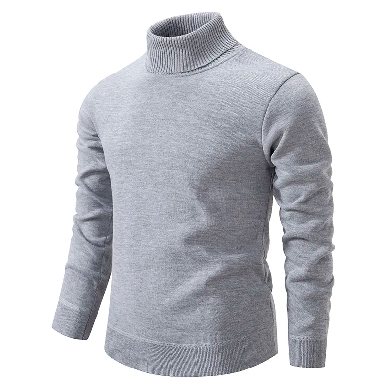 Cevori Turtleneck Soft Cotton Blend Jumper