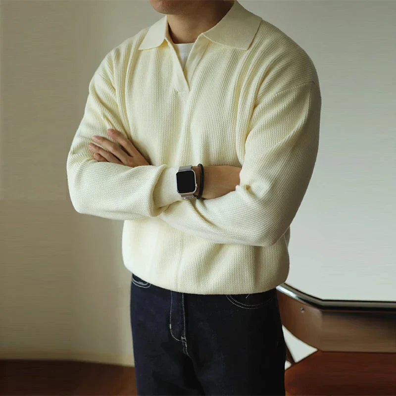 Cevori Classic Style Knit Polo