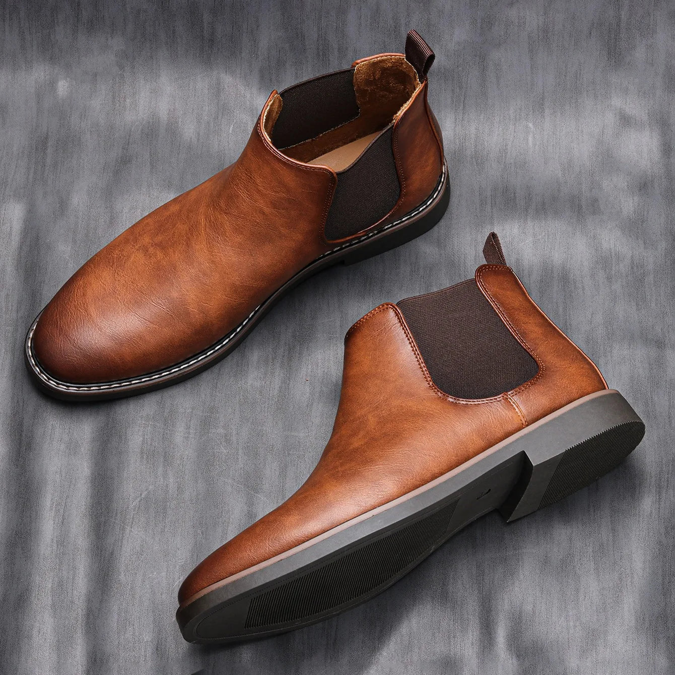 Cevori Waterproof Chelsea Boots with Elastic Panels