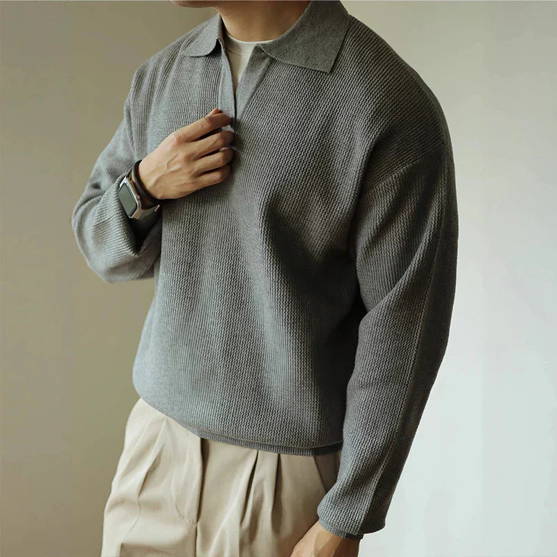 Cevori Classic Style Knit Polo