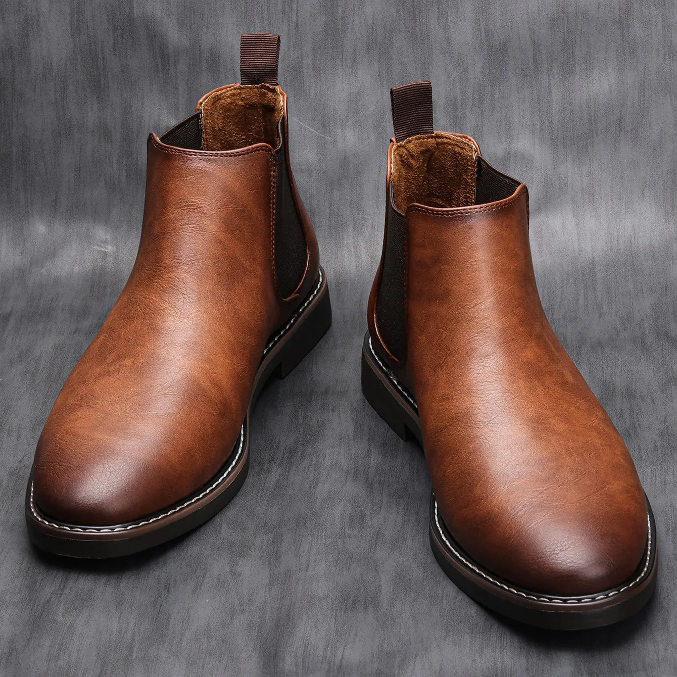 Cevori Waterproof Chelsea Boots with Elastic Panels