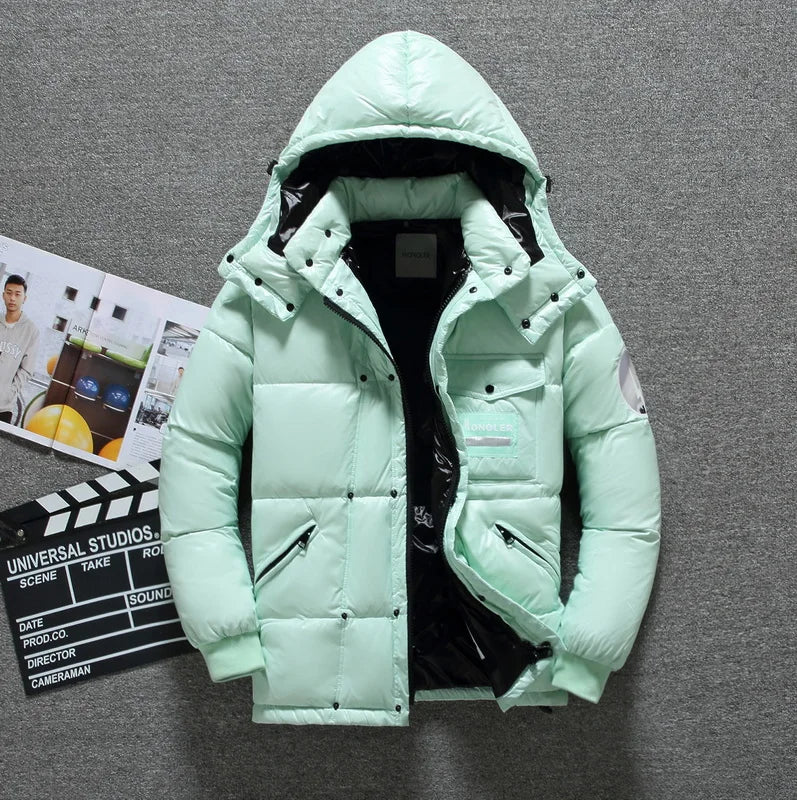 Cevori Winter Wear Hooded Down Jacket