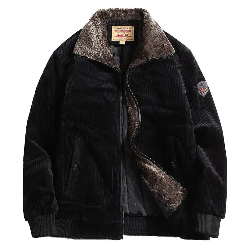 Cevori Cozy & Stylish Outerwear Corduroy Winter Jacket