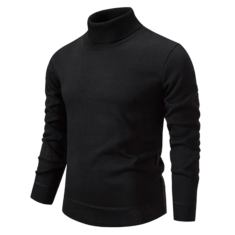 Cevori Turtleneck Soft Cotton Blend Jumper