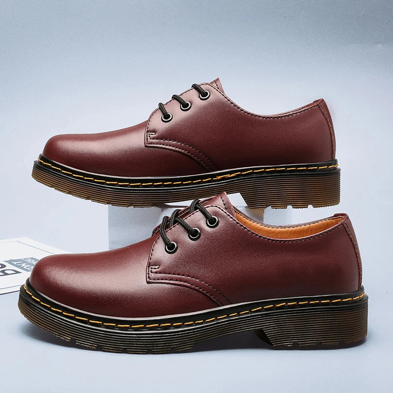 Cevori Classic Smooth Leather Oxford Shoes