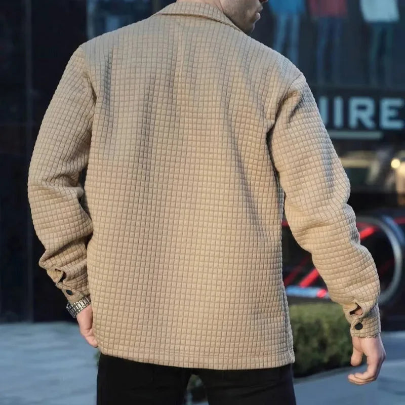 Cevori Relaxed Fit Quilted Shirt Jacket