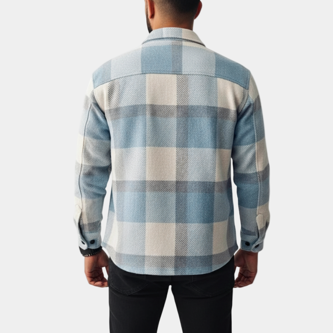 Cevori Casual Winter Style Checkered Shirt