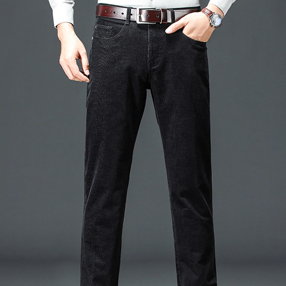 Cevori Classic Style Stretch Slim Fit Work Trousers