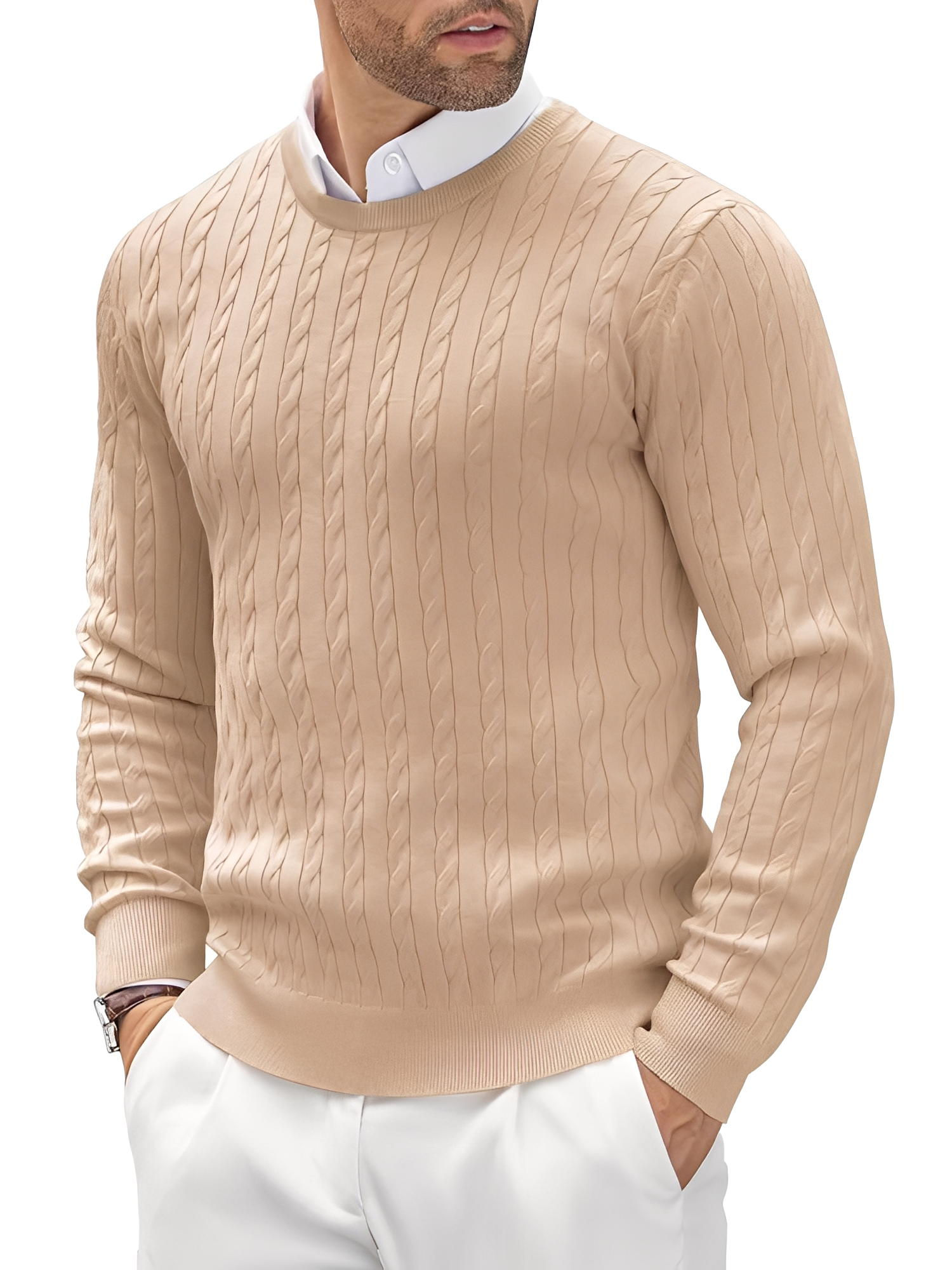 Cevori Stylish Slim Fit Knitted Jumper