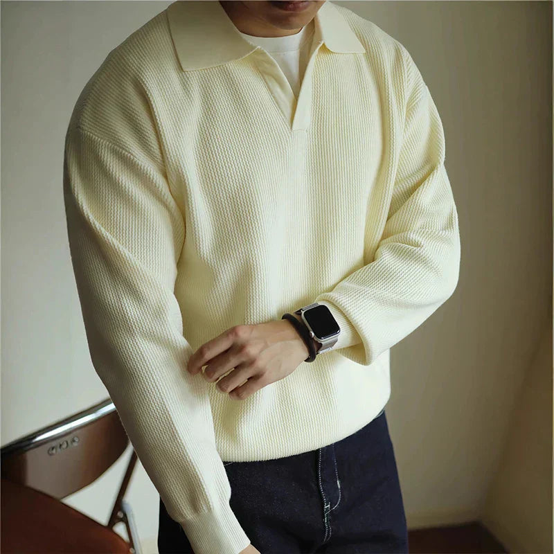 Cevori Classic Style Knit Polo