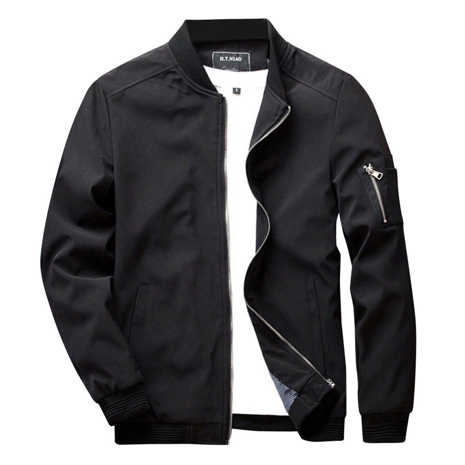 Cevori Lightweight Zip Bomber Jacket