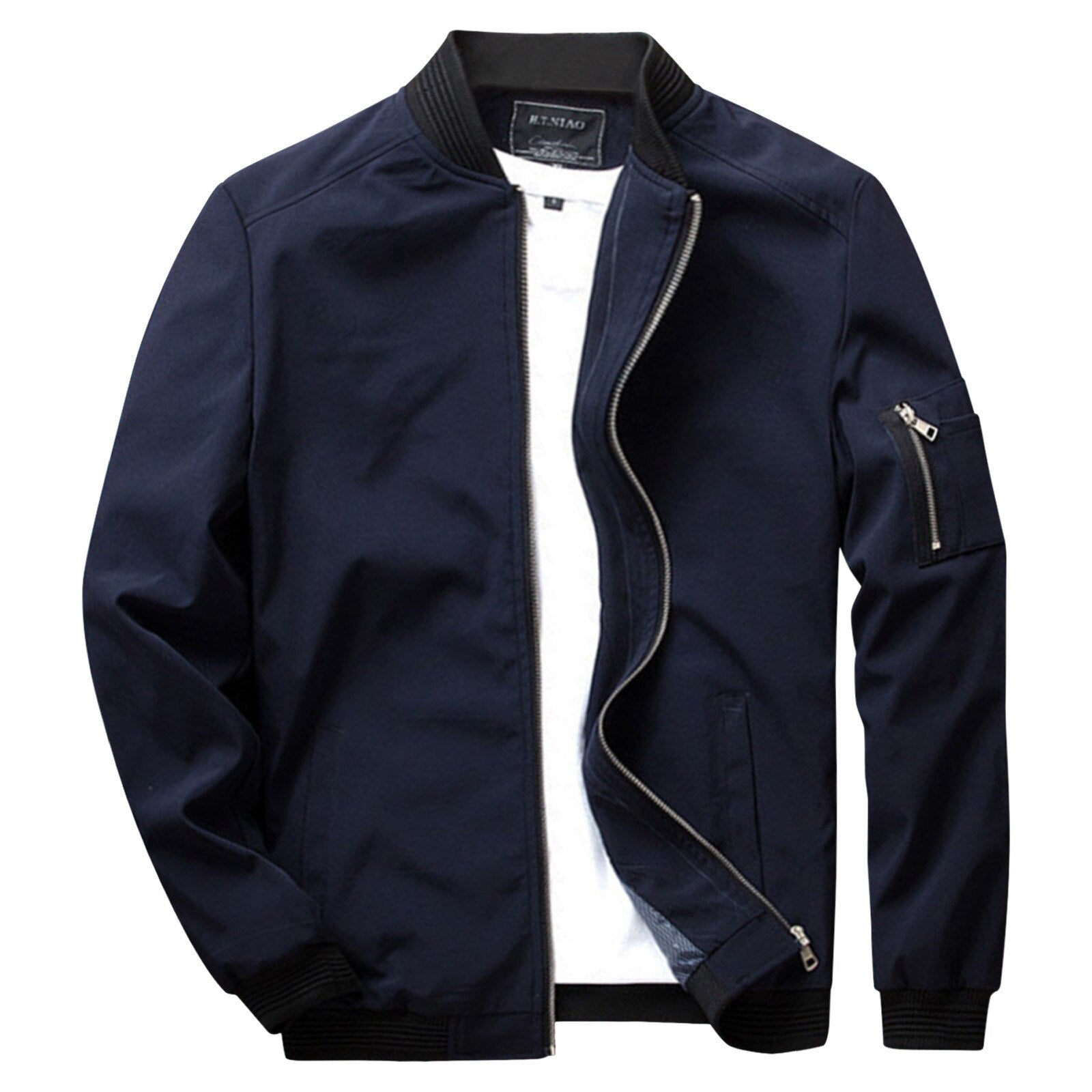 Cevori Lightweight Zip Bomber Jacket