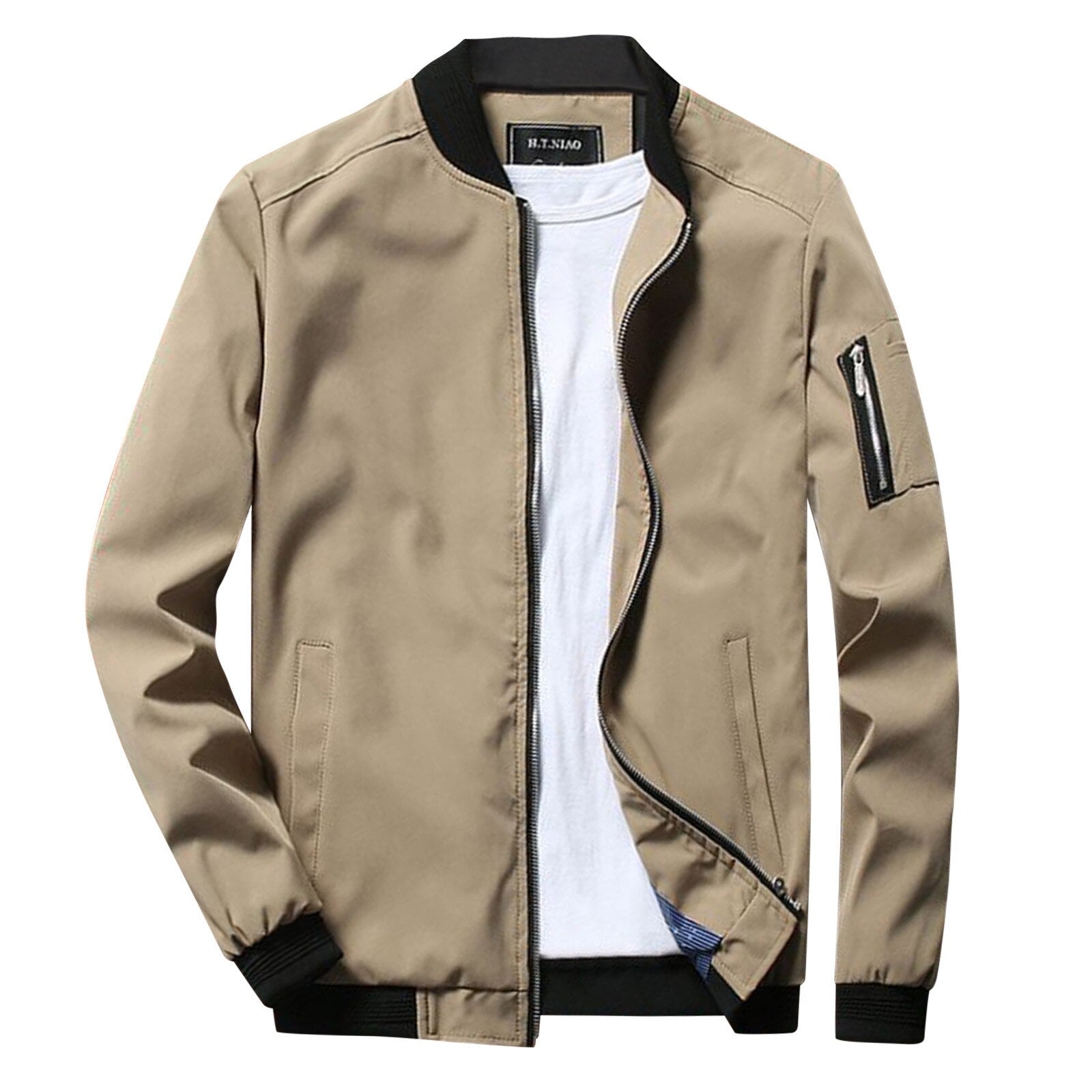 Cevori Lightweight Zip Bomber Jacket
