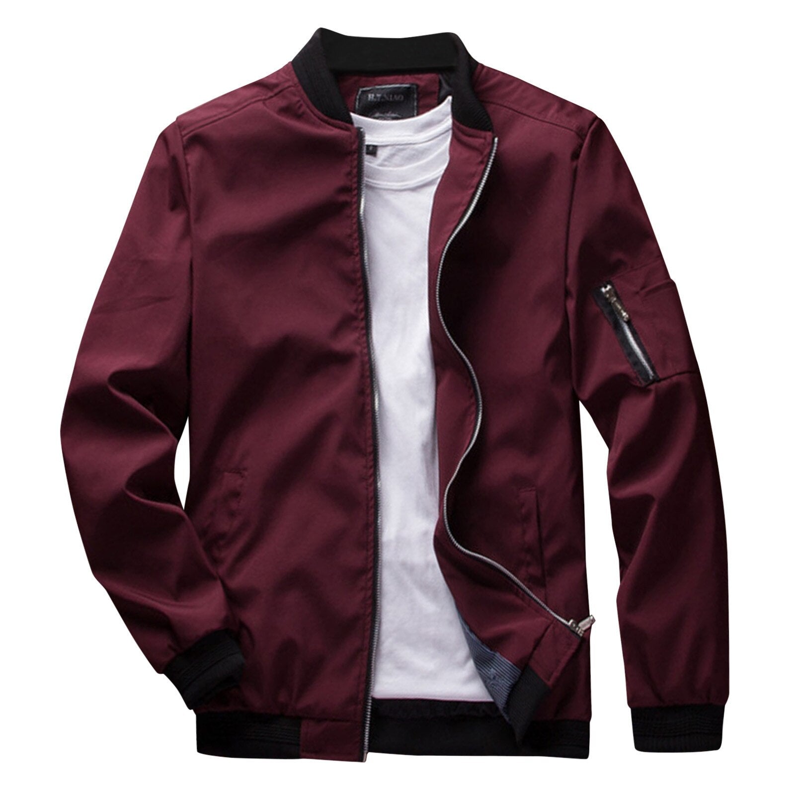Cevori Lightweight Zip Bomber Jacket