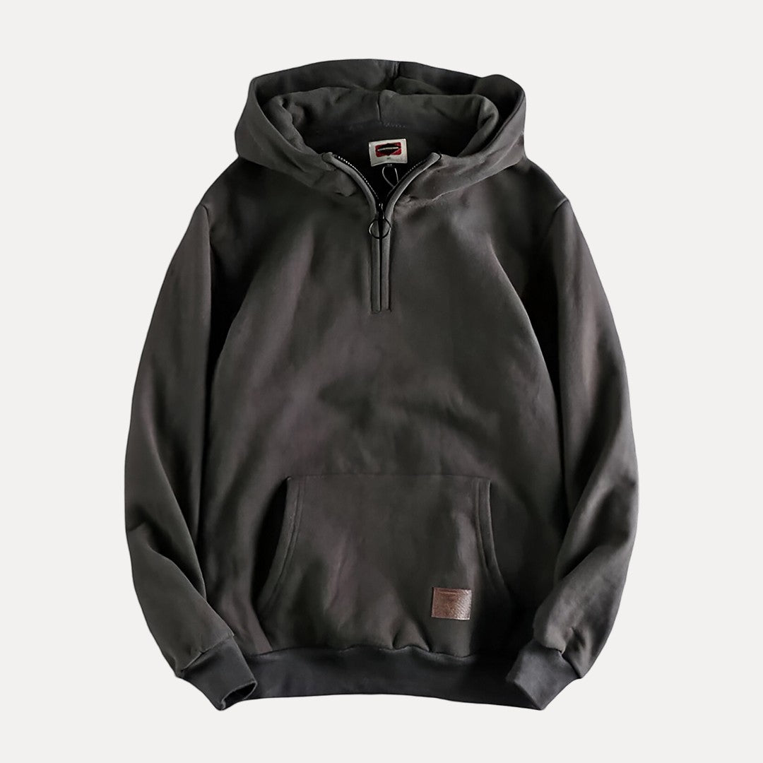Cevori Relaxed Fit Half Zip Hoodie