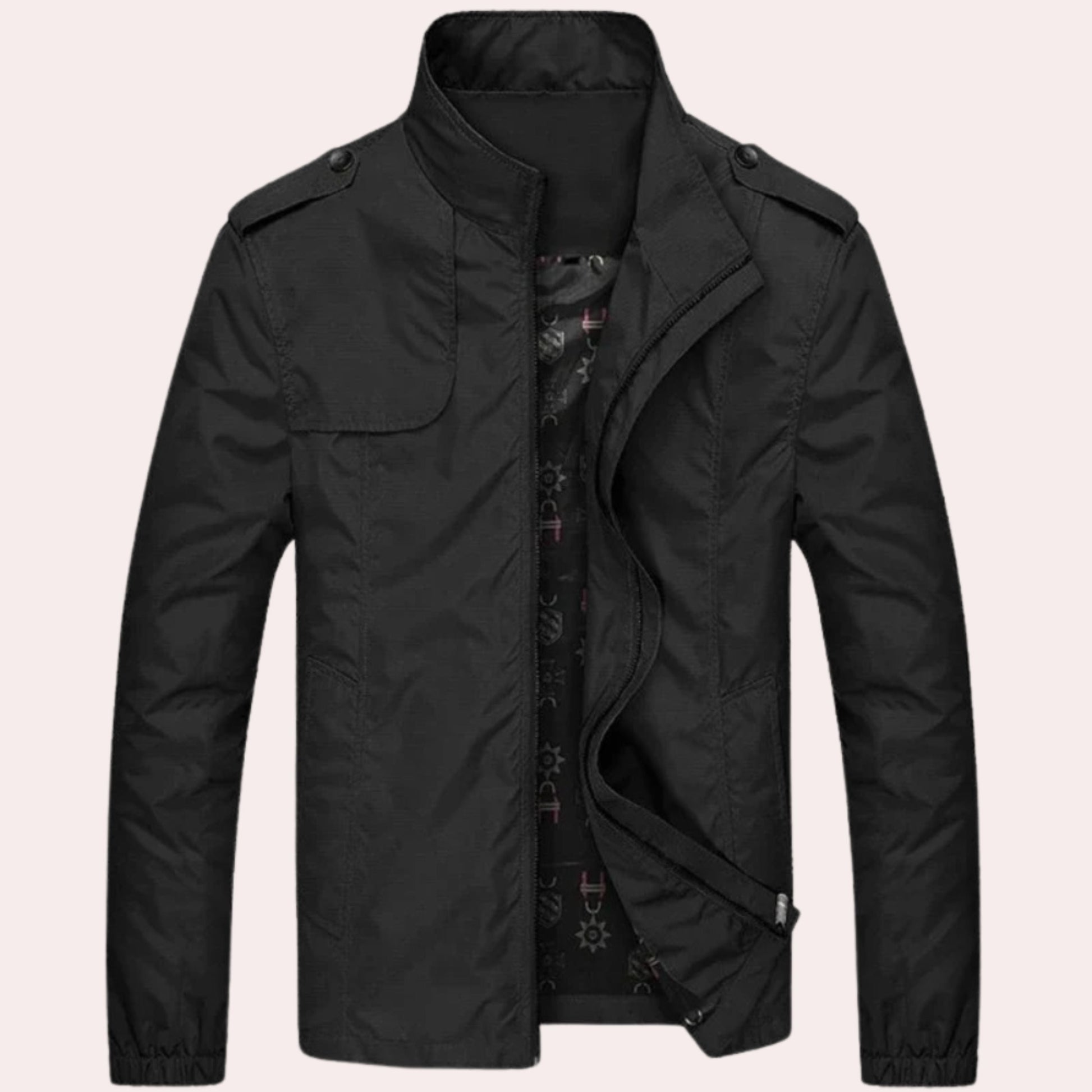 Cevori Casual Casual Bomber Style Zip-Up Jacket