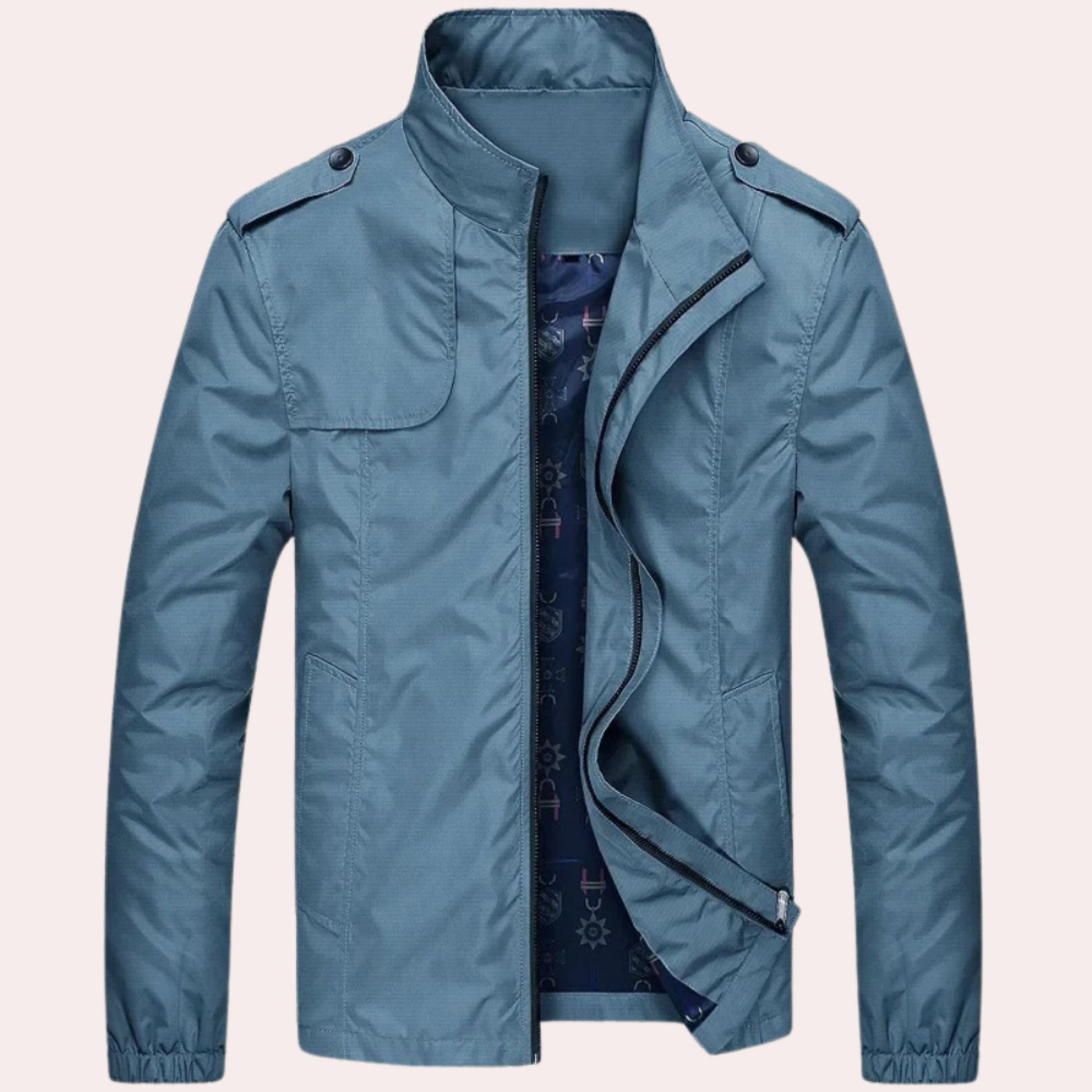 Cevori Casual Casual Bomber Style Zip-Up Jacket
