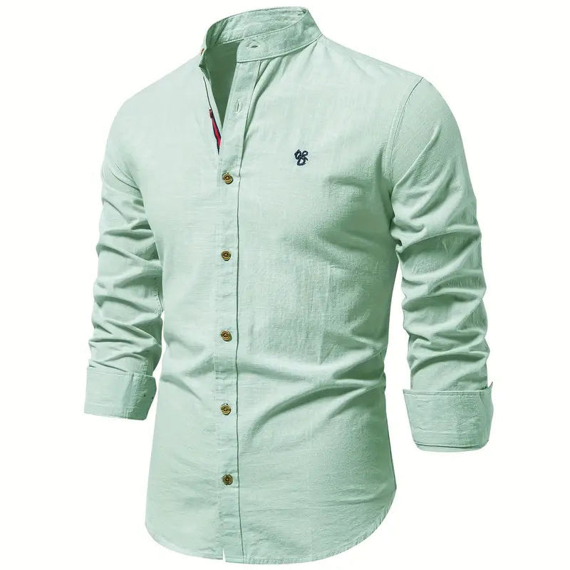 Cevori Stylish Fit Button-Front Shirt