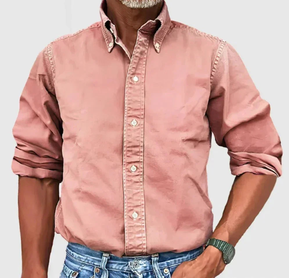 Cevori Button Down Long Sleeve Shirt
