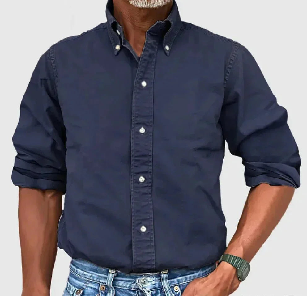 Cevori Button Down Long Sleeve Shirt