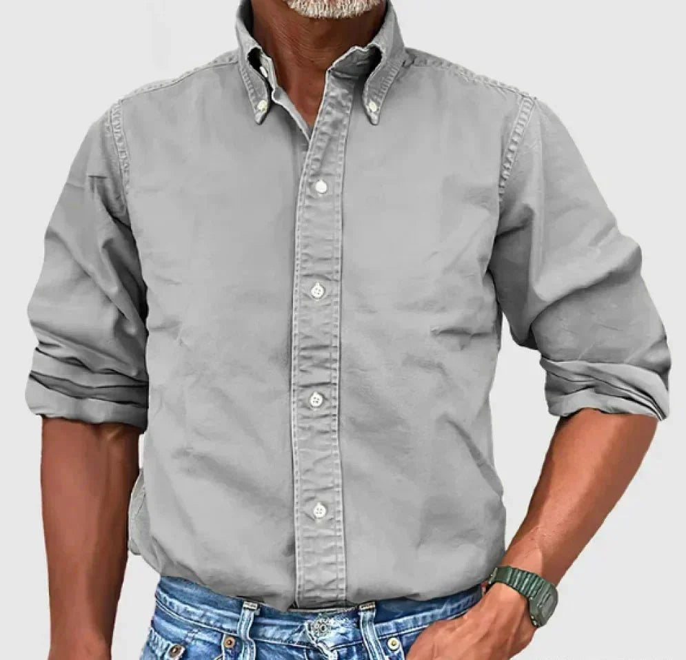 Cevori Button Down Long Sleeve Shirt