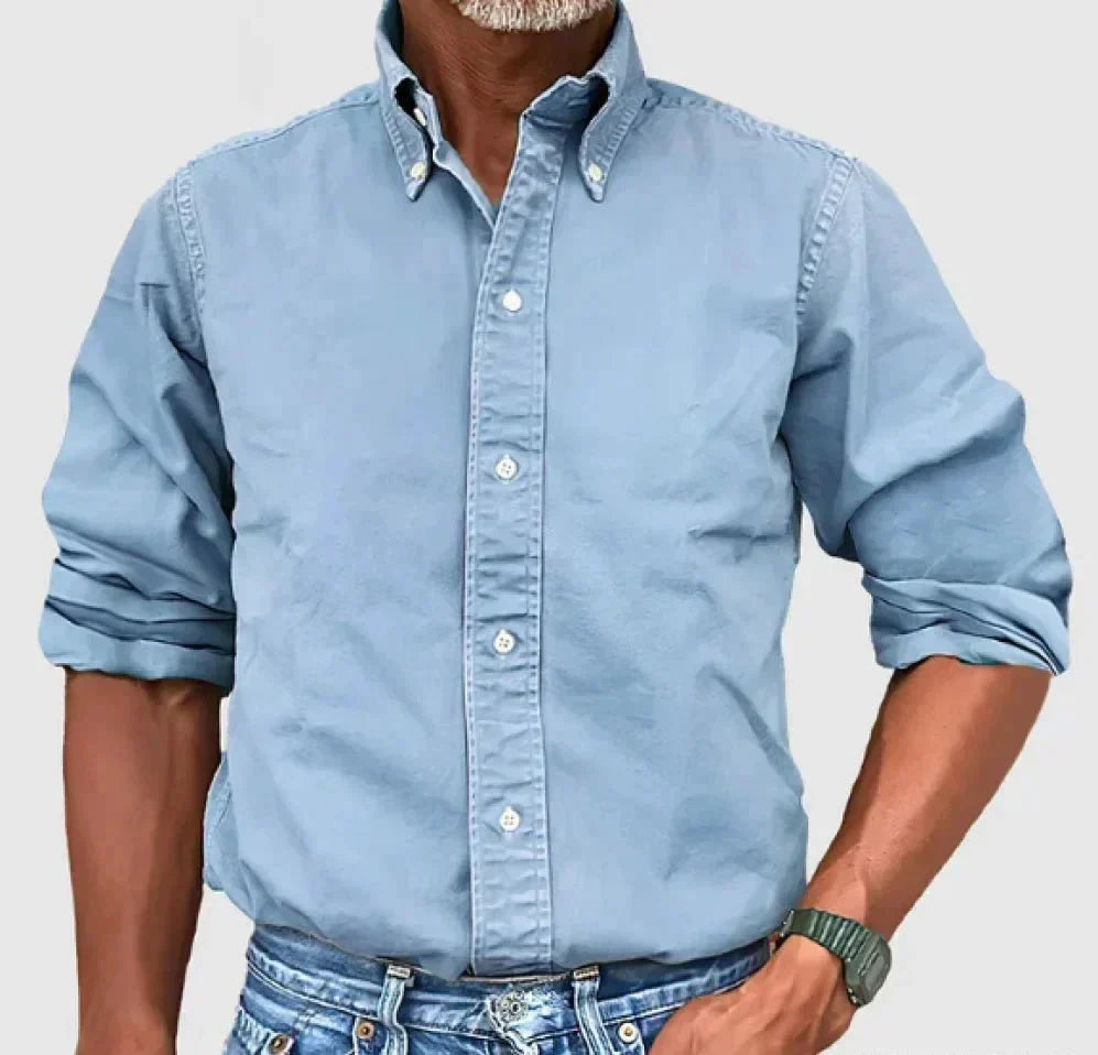 Cevori Button Down Long Sleeve Shirt