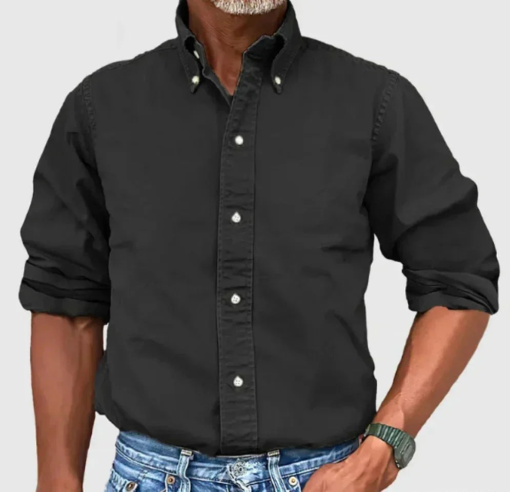 Cevori Button Down Long Sleeve Shirt