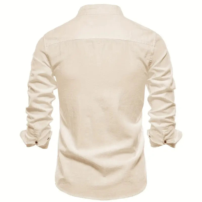 Cevori Stylish Fit Button-Front Shirt