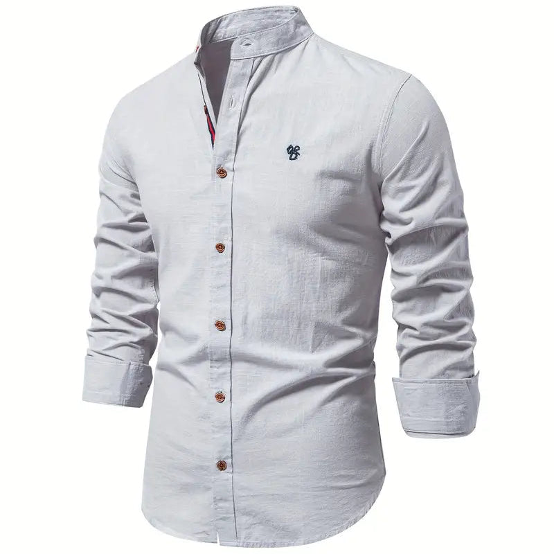 Cevori Stylish Fit Button-Front Shirt
