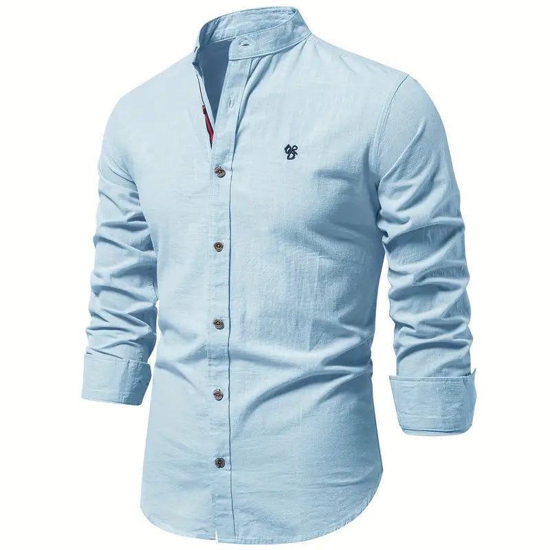 Cevori Stylish Fit Button-Front Shirt