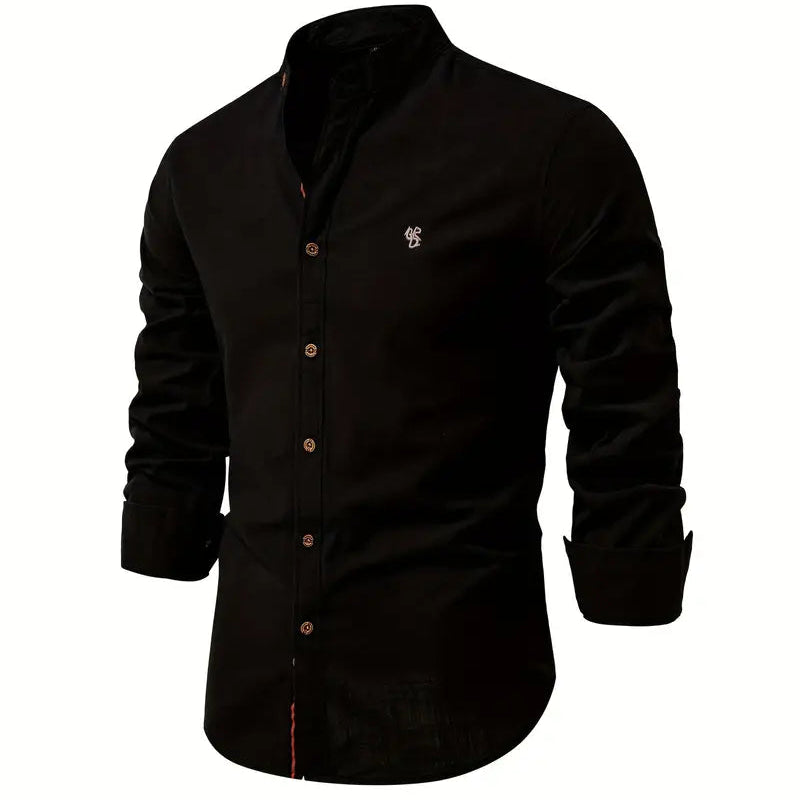 Cevori Stylish Fit Button-Front Shirt