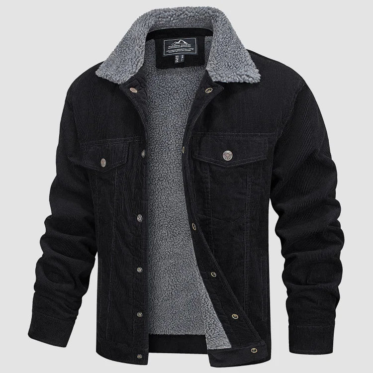 Cevori Corduroy Jacket with Warm Lining
