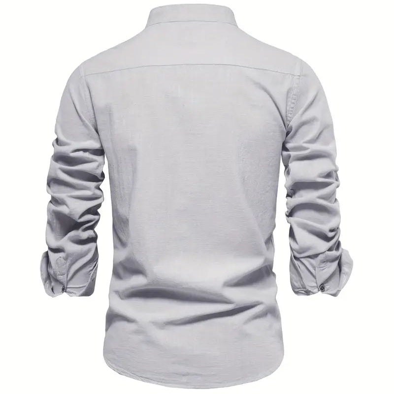 Cevori Stylish Fit Button-Front Shirt