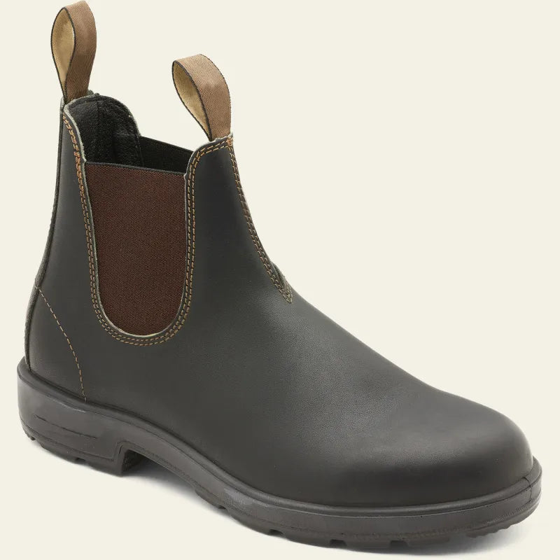 Cevori Leather Chelsea Ankle Boots
