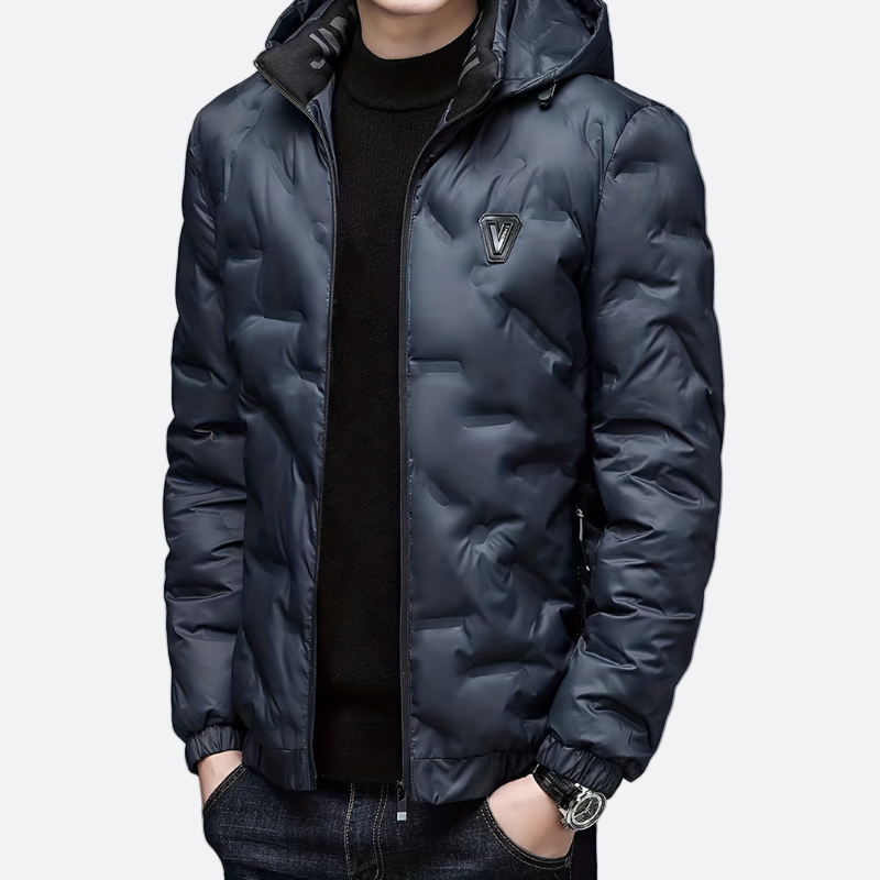 Cevori  Hooded Style Quilted Winter Coat