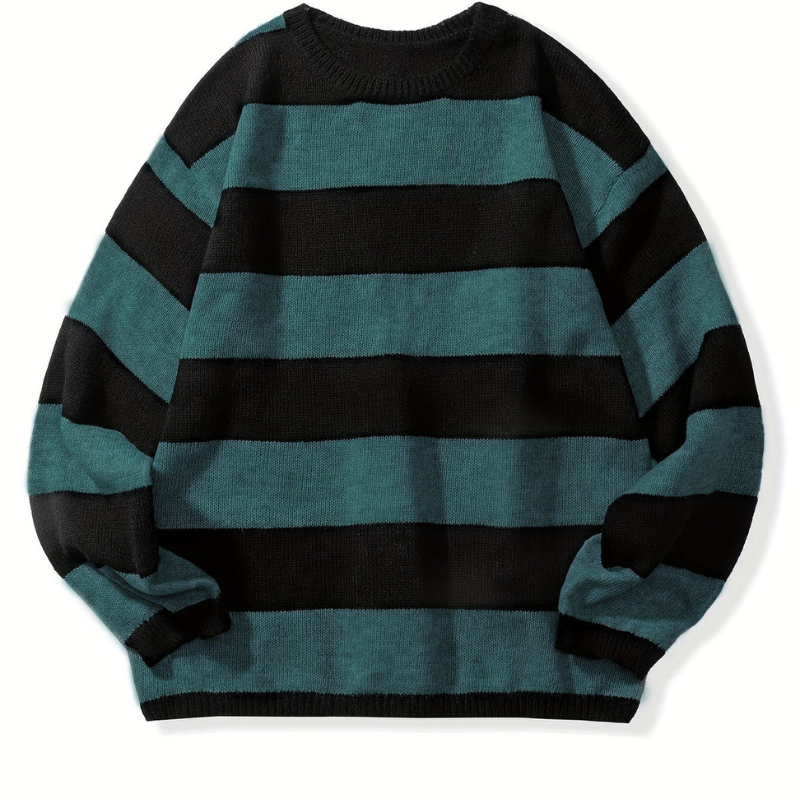 Cevori Striped Warm Knitted Jumper