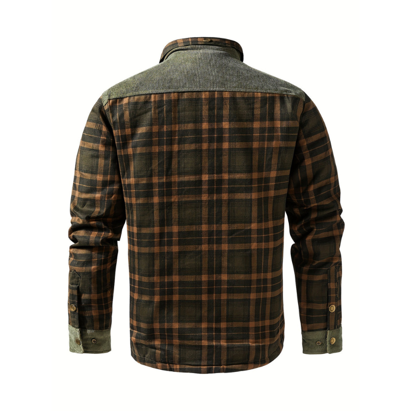 Cevori Checked Warm Casual Style Winter Coat