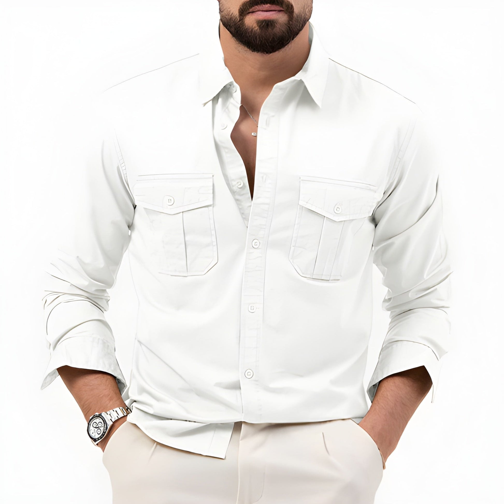 Cevori Classic Shirt with Patch Pockets