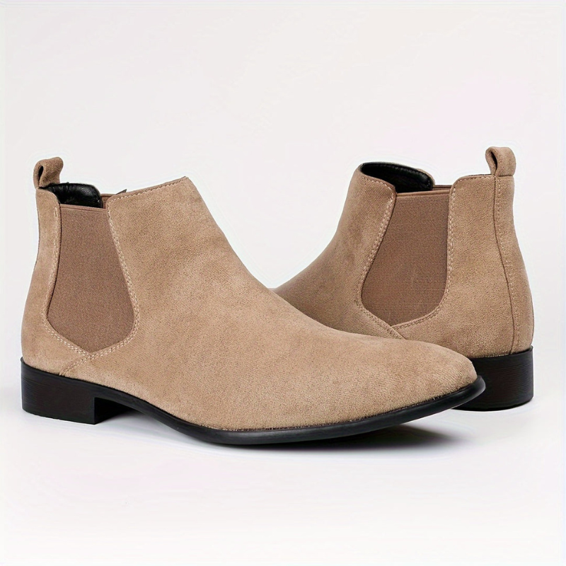 Cevori Slip-On Style Elasticated Ankle Boots